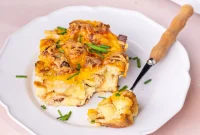Savory Chive French Toast Casserole Recipe for Brunch