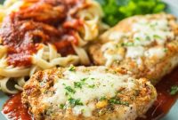 Air Fryer Pork Chops Parmigiana with Italian Breadcrumbs