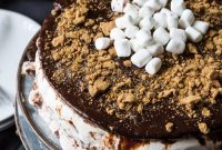 S’mores Brownie Ice Cream Cake Recipe for Summer Desserts