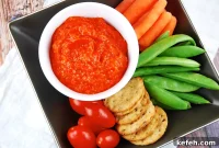 Red Pepper and Eggplant Dip Recipe for 1 Point
