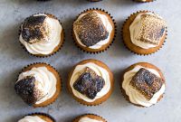 Toasted Marshmallow Butternut Squash Cupcakes