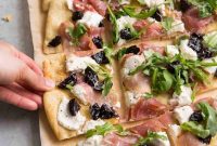 Ricotta Flatbread with California Prunes and Jamón Serrano