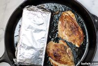 Brick-Pressed Chicken Breasts with Rustic Vegetable Ragoût