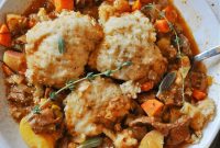 Hearty Vegan Beef and Dumplings Recipe