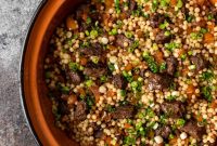 Savory Lamb with Herbed Couscous Recipe for Dinner