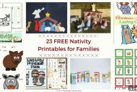 23 Free Nativity Printables for Family Advent Activities