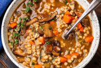 Creamy Mushroom and Barley Soup Recipe for Cozy Dinners