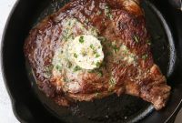 Grilled Ribeye with Cowboy Butter: Juicy Steak Recipe