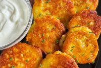 Crispy Mashed Potato and Rice Patties Recipe for Lunch or Snack