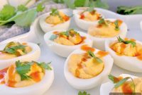 Spicy Buffalo Deviled Eggs Recipe for Game Day or Parties