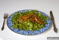 Raspberry Vinaigrette Chicken Liver Salad for Summer Menus