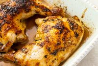 Crispy Broiled Chicken Leg Quarters Recipe