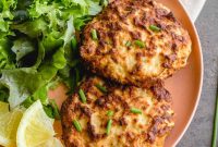 Crispy Air Fryer Salmon Patties Made with Fresh Salmon