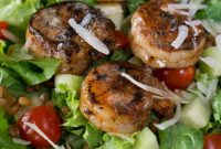 Grilled Shrimp and Wheat Berry Salad with Lemon Vinaigrette