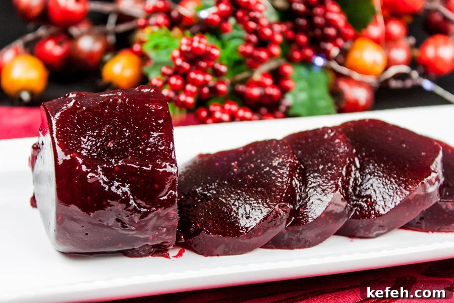 Homemade Cranberry Sauce: Jellied or Whole-Berry Recipe 5 Sliced jellied cranberry saucw.