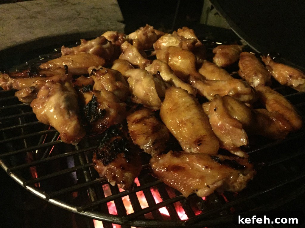 Thai Sweet and Sour Chicken Wings on the Big Green Egg