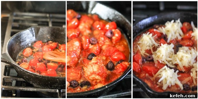 Veal Rollatini with Peppers, Cheese & Basil in Tomato-Olive Sauce 11 Steps to make veal rollatini in tomato sauce with cheese