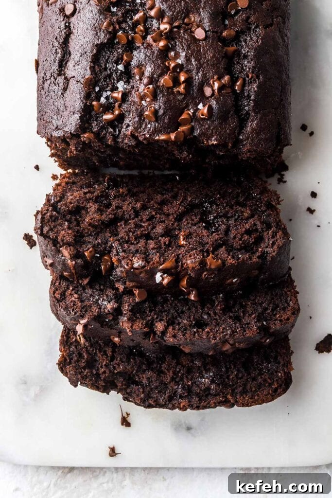 Fudgy Chocolate Banana Bread Recipe 11 chocolate banana bread
