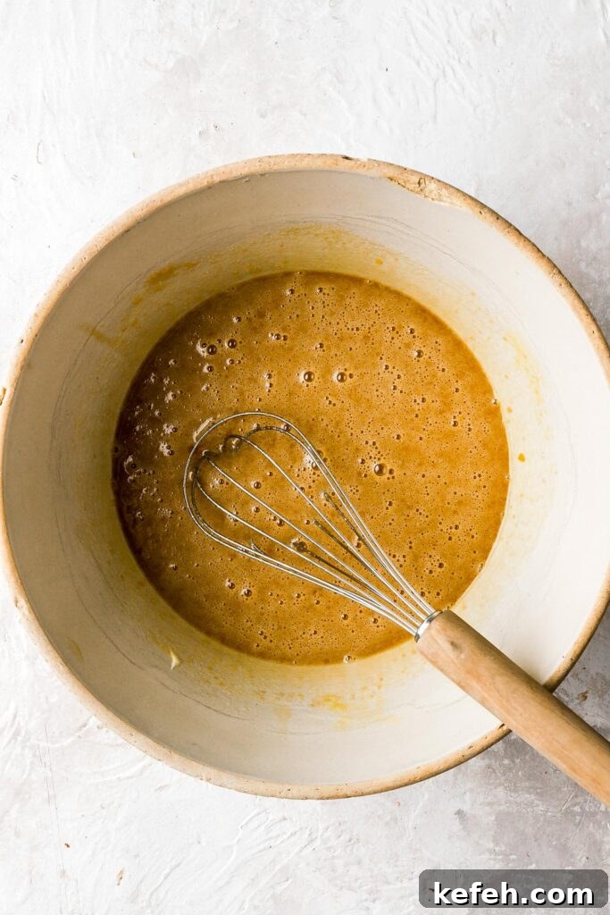 Fudgy Chocolate Banana Bread Recipe 6 whisk until they're all smooth