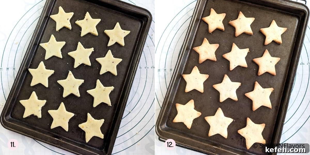 Biscochitos Recipe Without Lard — New Mexico’s Traditional Cookies 10 before and after images of baked cookies