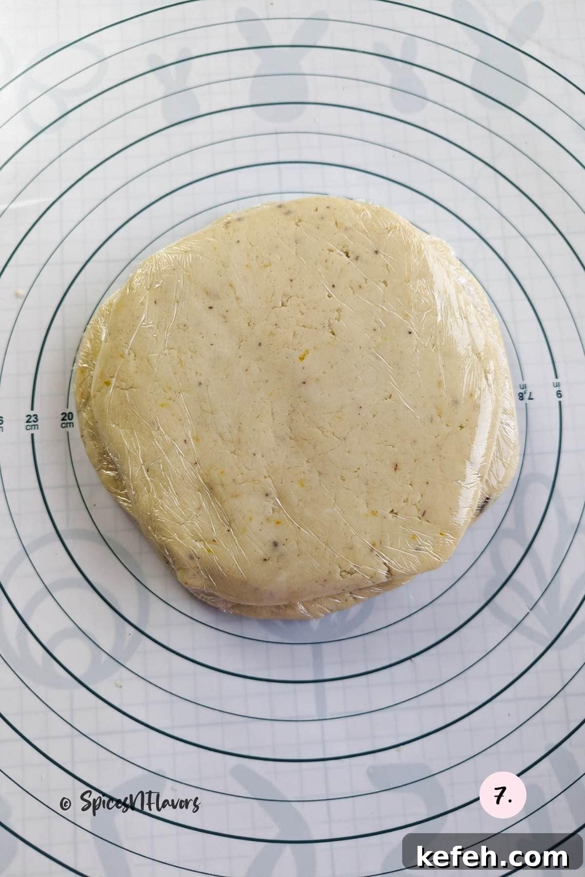 Biscochitos Recipe Without Lard — New Mexico’s Traditional Cookies 7 cling wrap and refrigerate