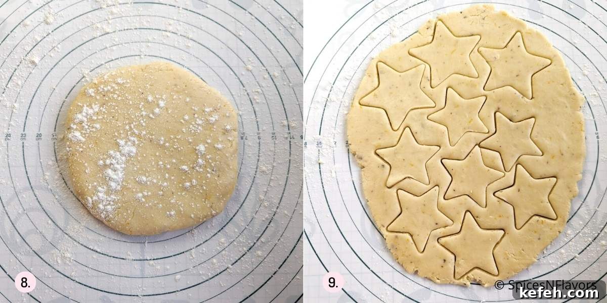 Biscochitos Recipe Without Lard — New Mexico’s Traditional Cookies 8 Roll the cookie dough and cut using preferred cookie cutter