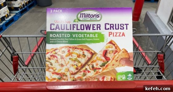 Top Costco Thanksgiving Appetizers for 2025 Holiday Entertaining 11 Milton’s Cauliflower Pizza from Costco cut into appetizer squares — gluten-free Costco Thanksgiving food.