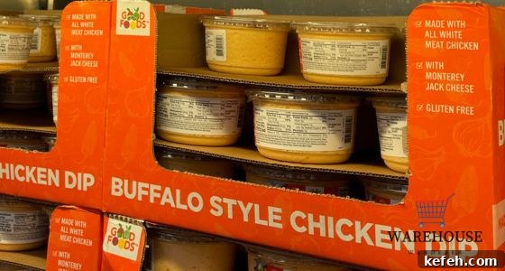 Top Costco Thanksgiving Appetizers for 2025 Holiday Entertaining 6 Good Foods Buffalo Chicken Dip from Costco in a bowl with crackers and celery — popular Costco Thanksgiving food.