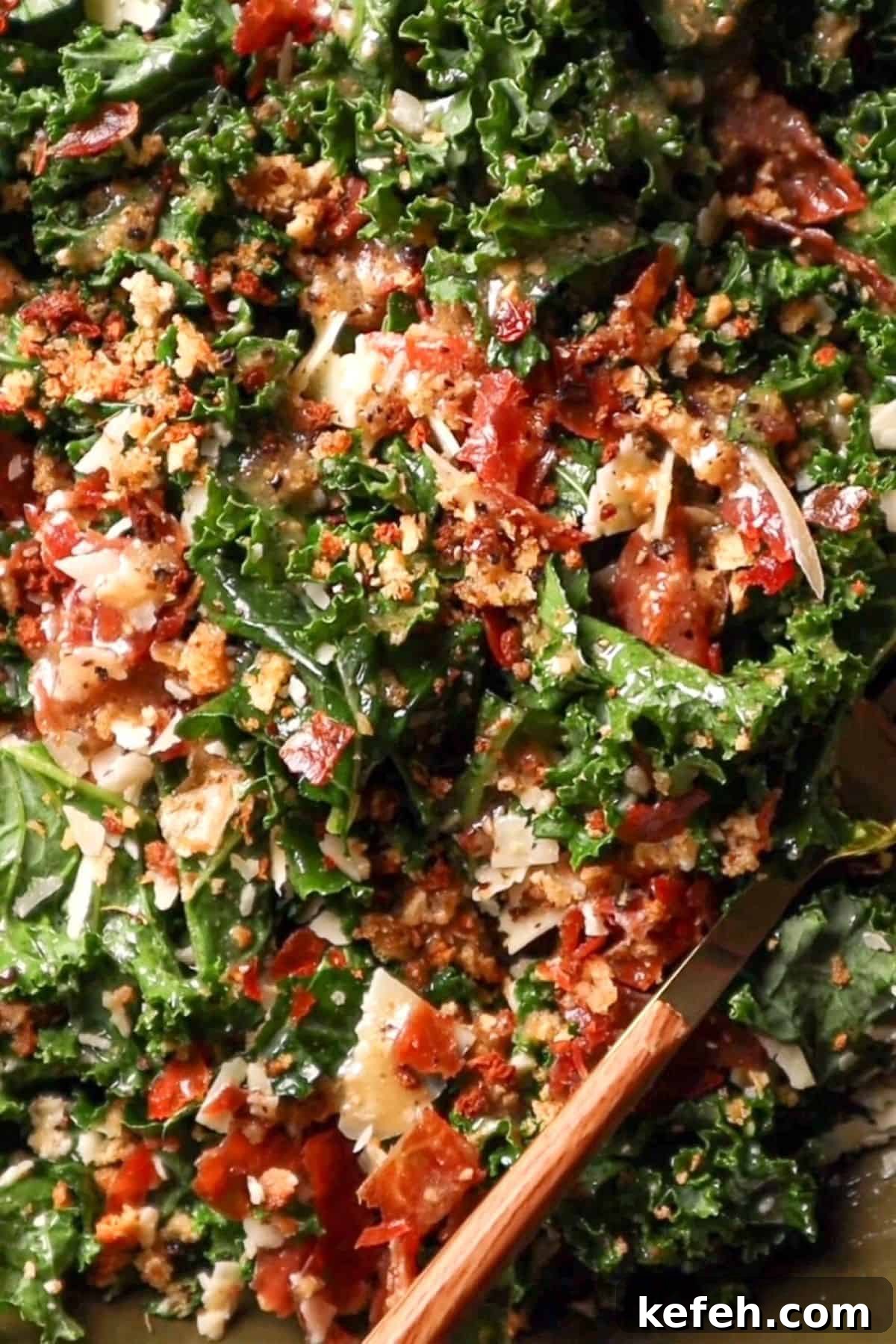 kale caesar salad