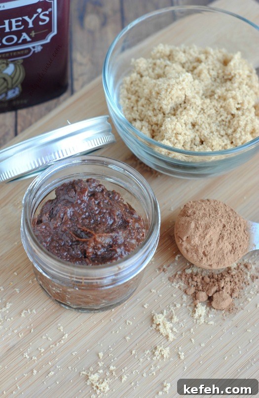 3 Ingredient DIY Homemade Chocolate Body Scrub 3 Ingredient DIY Homemade Chocolate Body Scrub