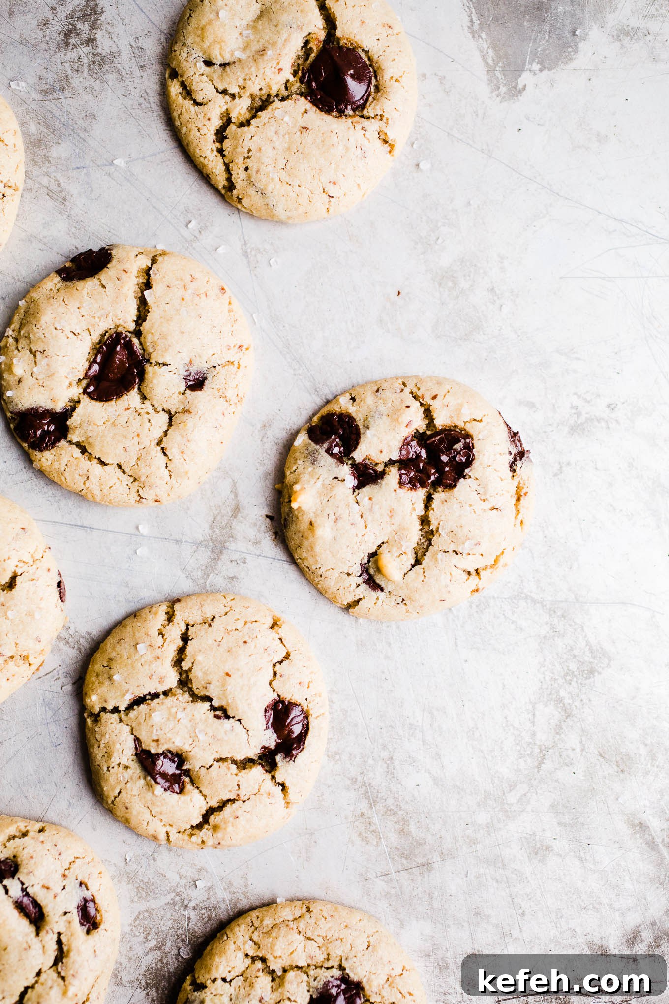 Gluten-Free Tahini Chocolate Chip Cookies You’ll Love 2 salted cookies