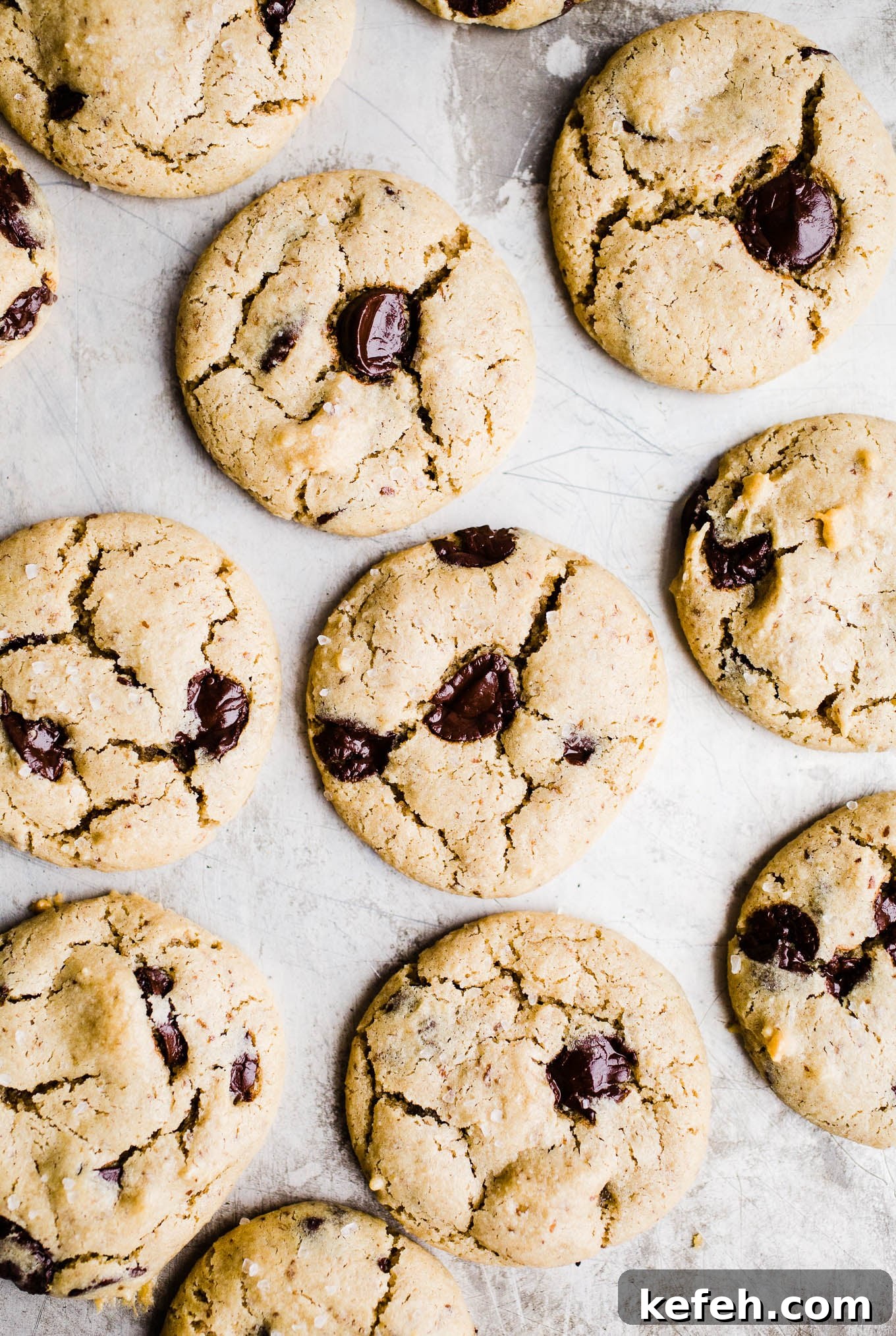 Gluten-Free Tahini Chocolate Chip Cookies You’ll Love 3 chocolate chip cookies