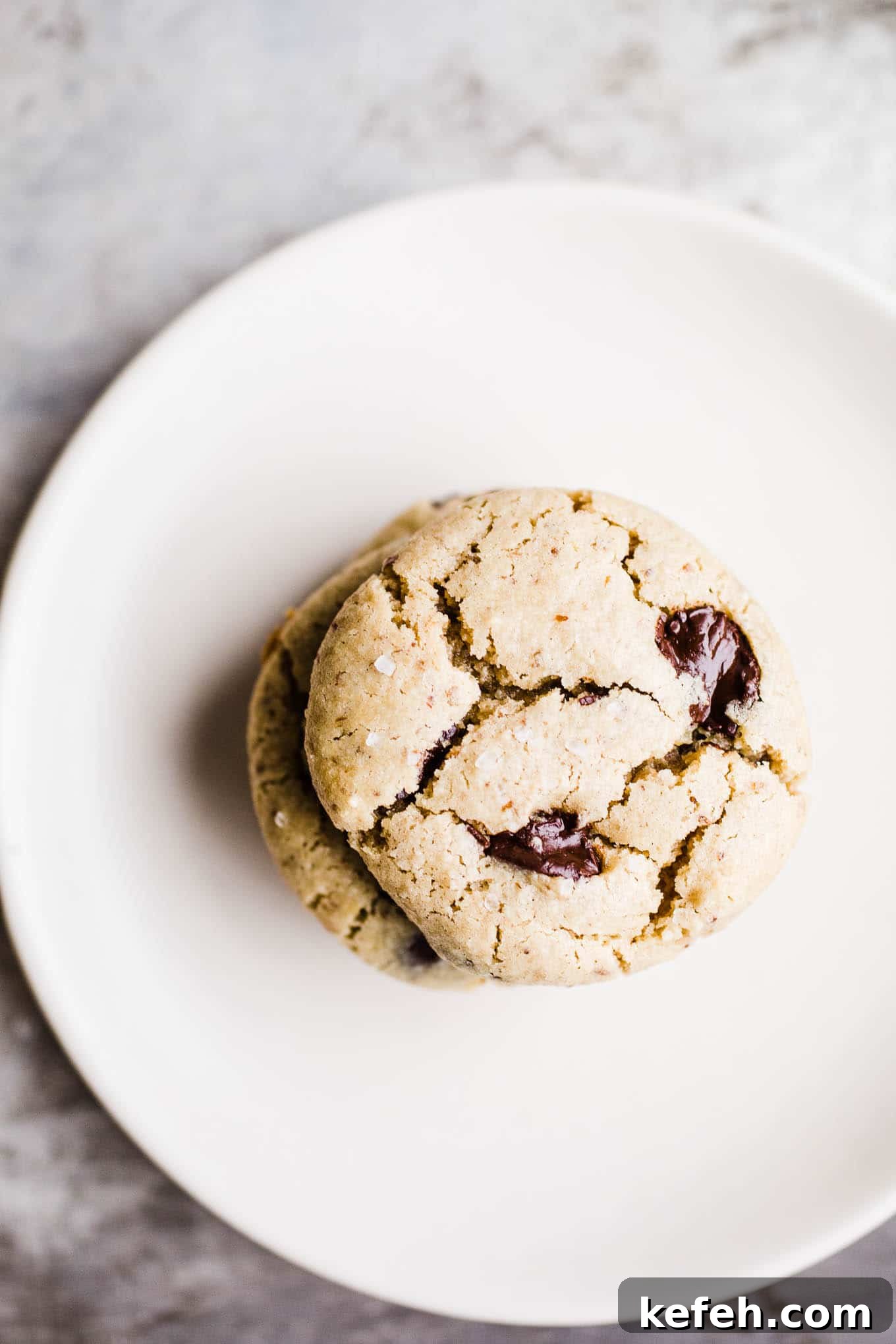 Gluten-Free Tahini Chocolate Chip Cookies You’ll Love 4 salted tahini chocolate chip cookies