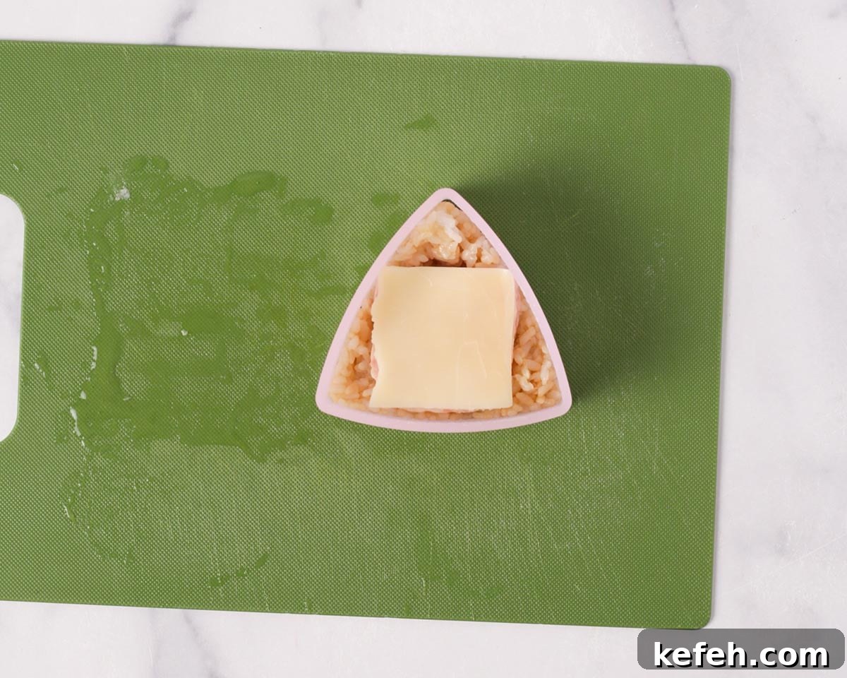 How to Make Spam Yaki Onigiri: Grilled Spam Rice Balls Recipe 14 Using onigiri mold