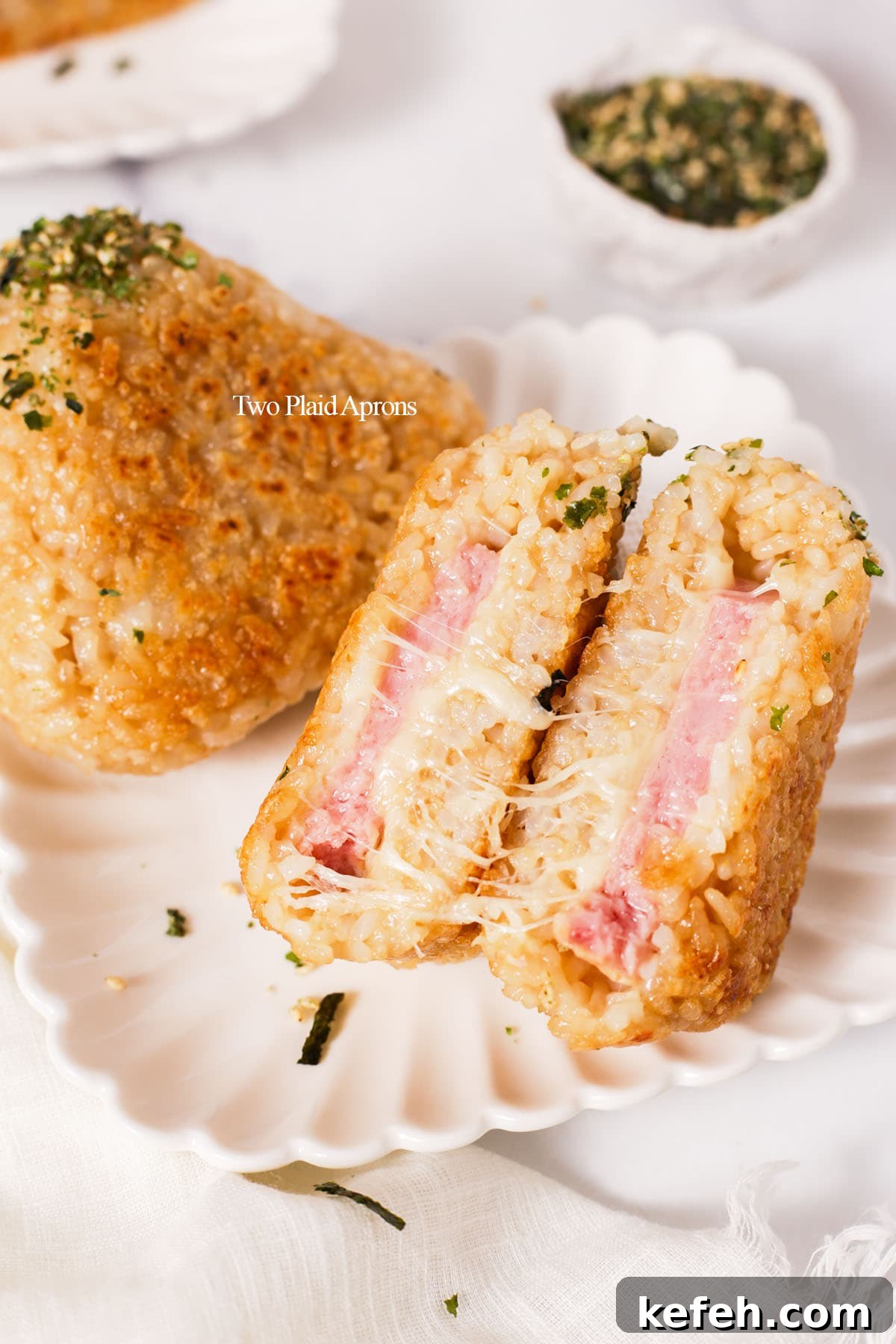 How to Make Spam Yaki Onigiri: Grilled Spam Rice Balls Recipe 17 Reheated onigiri