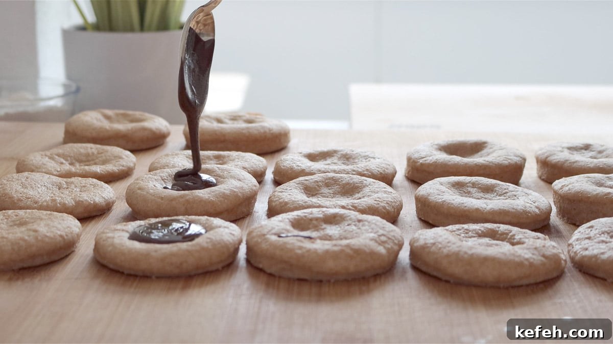 Vegan Bomboloni: Authentic Italian Filled Donuts Recipe 5 filling with vegan nutella