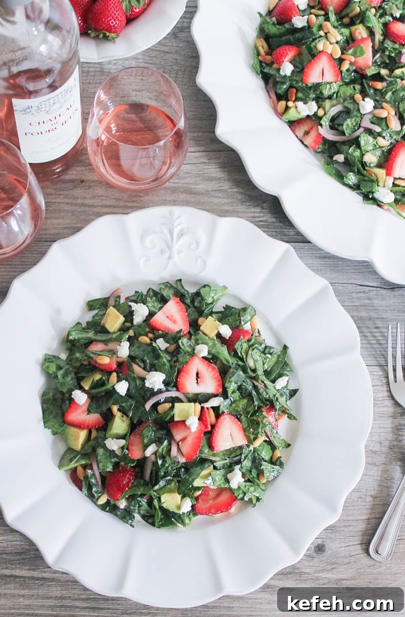 Summer-Kale-Salad-with-Strawberries-Avocado-Pine-Nuts-and-Goat-Cheese-4