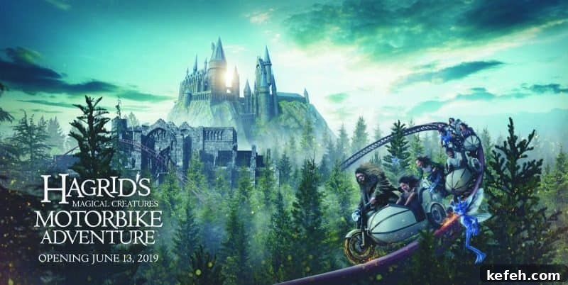 Top Tips for Visiting The Wizarding World of Harry Potter 11 Hagris Magical Creatures Motorbike Adventure poster
