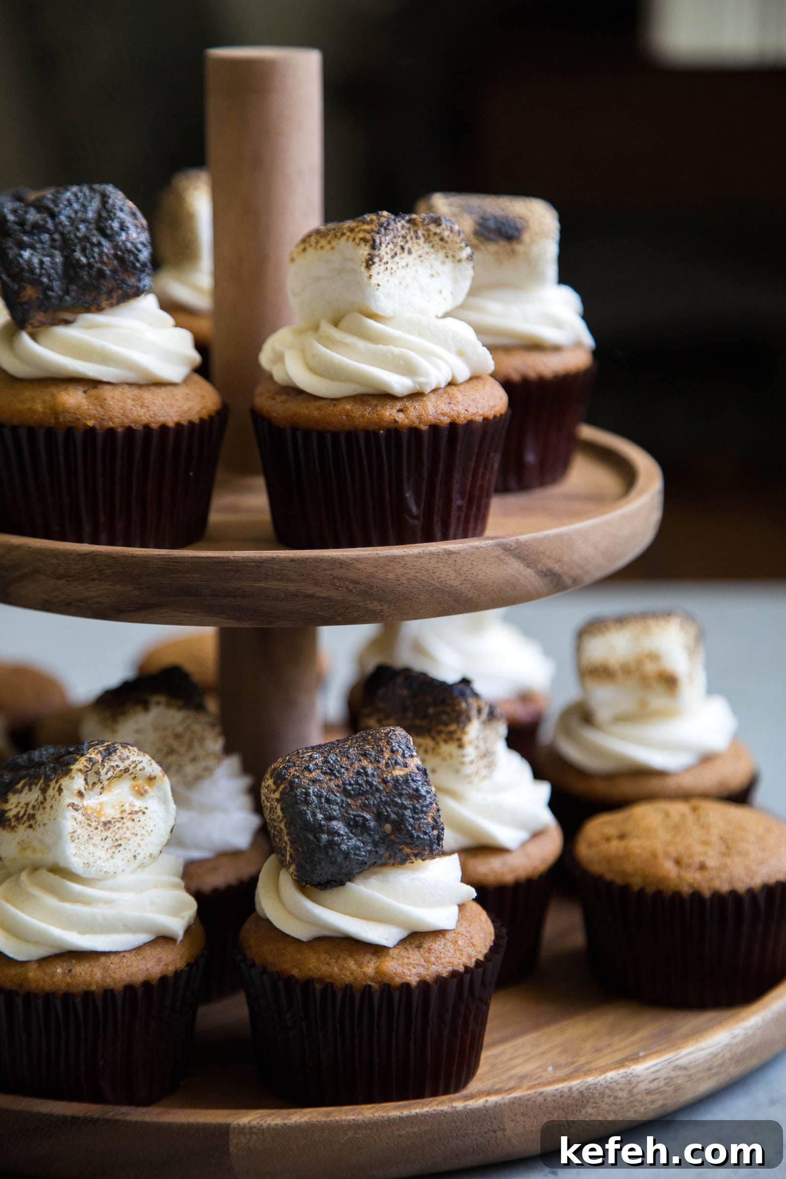 Toasted Marshmallow Butternut Squash Cupcakes 4 Butternut Squash Cupcakes with Toasted Marshmallows