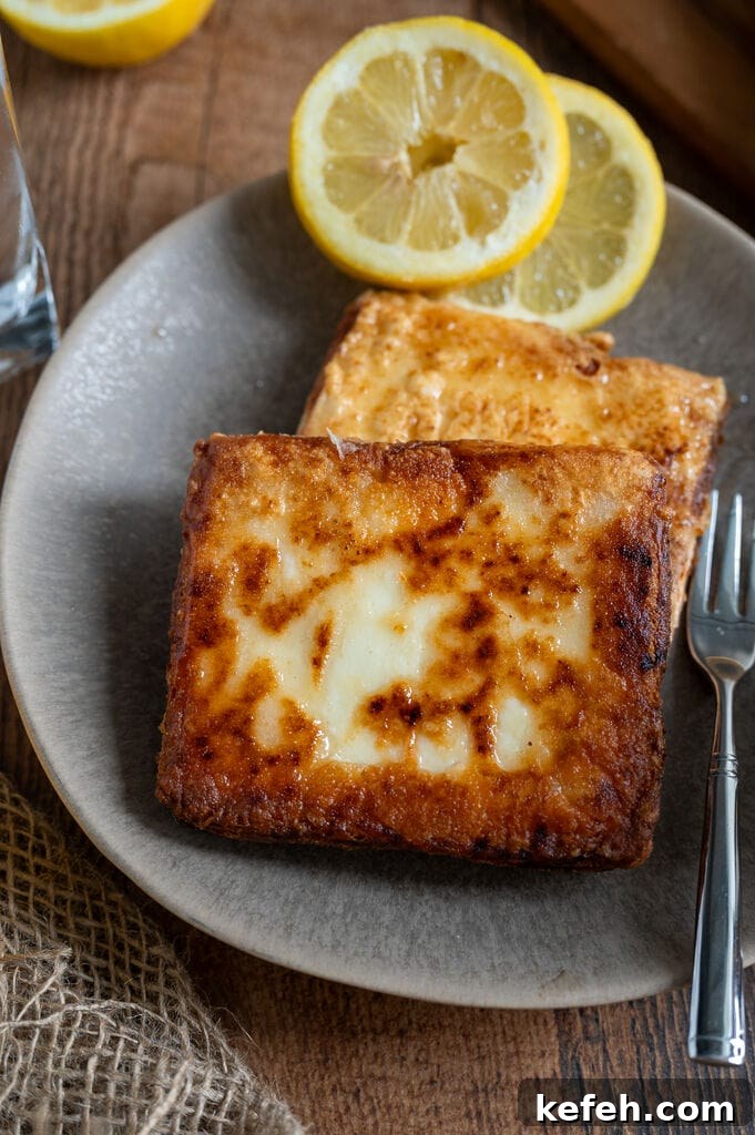 Greek Saganaki: Crispy Fried Cheese with Lemon 10 Served cheese saganaki with lemon