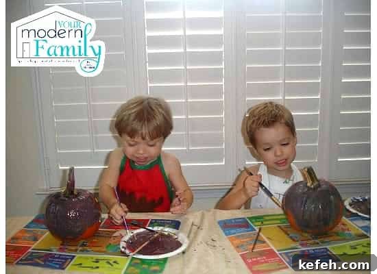 Learning Through Pumpkins: Fall Activities and Lessons for Kids 11 painting pumpkins