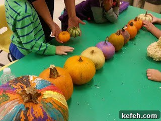Learning Through Pumpkins: Fall Activities and Lessons for Kids 3 biggest to smallest