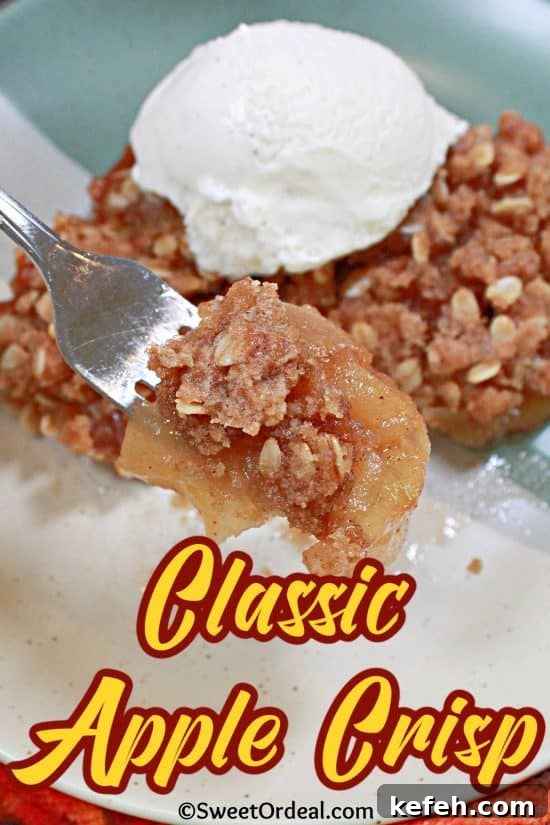 The perfect fall dessert to serve warm with a scoop of ice cream on top.