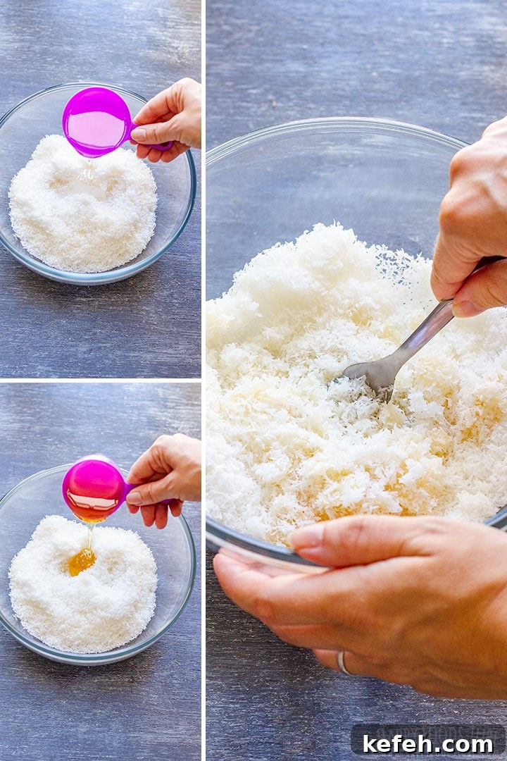 How to make Coconut Filling for Bounty Chocolate Bars