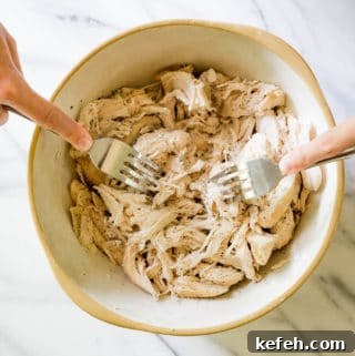 Crockpot shredded chicken