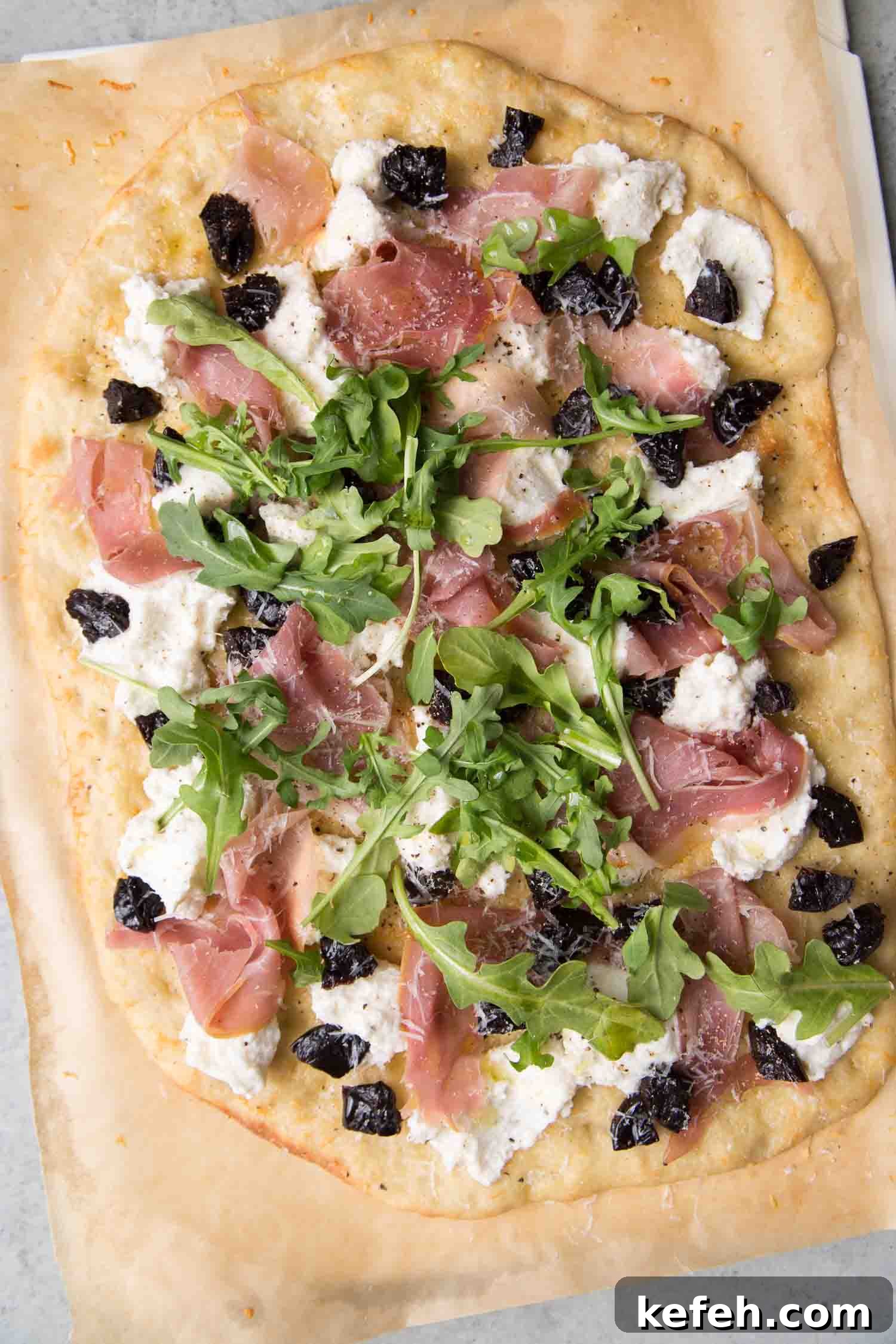 Ricotta Flatbread with California Prunes and Jamón Serrano 6 Ricotta Flatbread with Prunes and Jamon Serrano