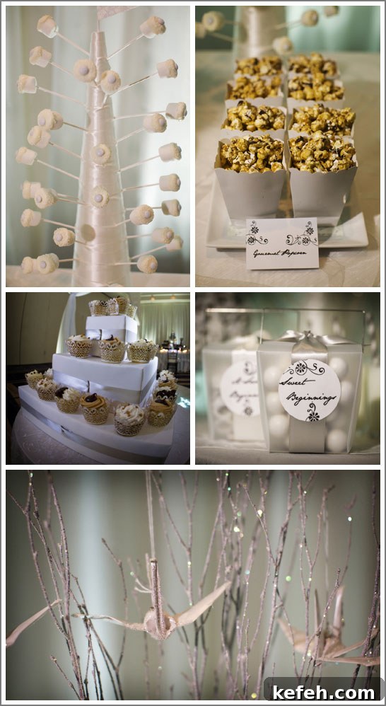 White Dessert Table