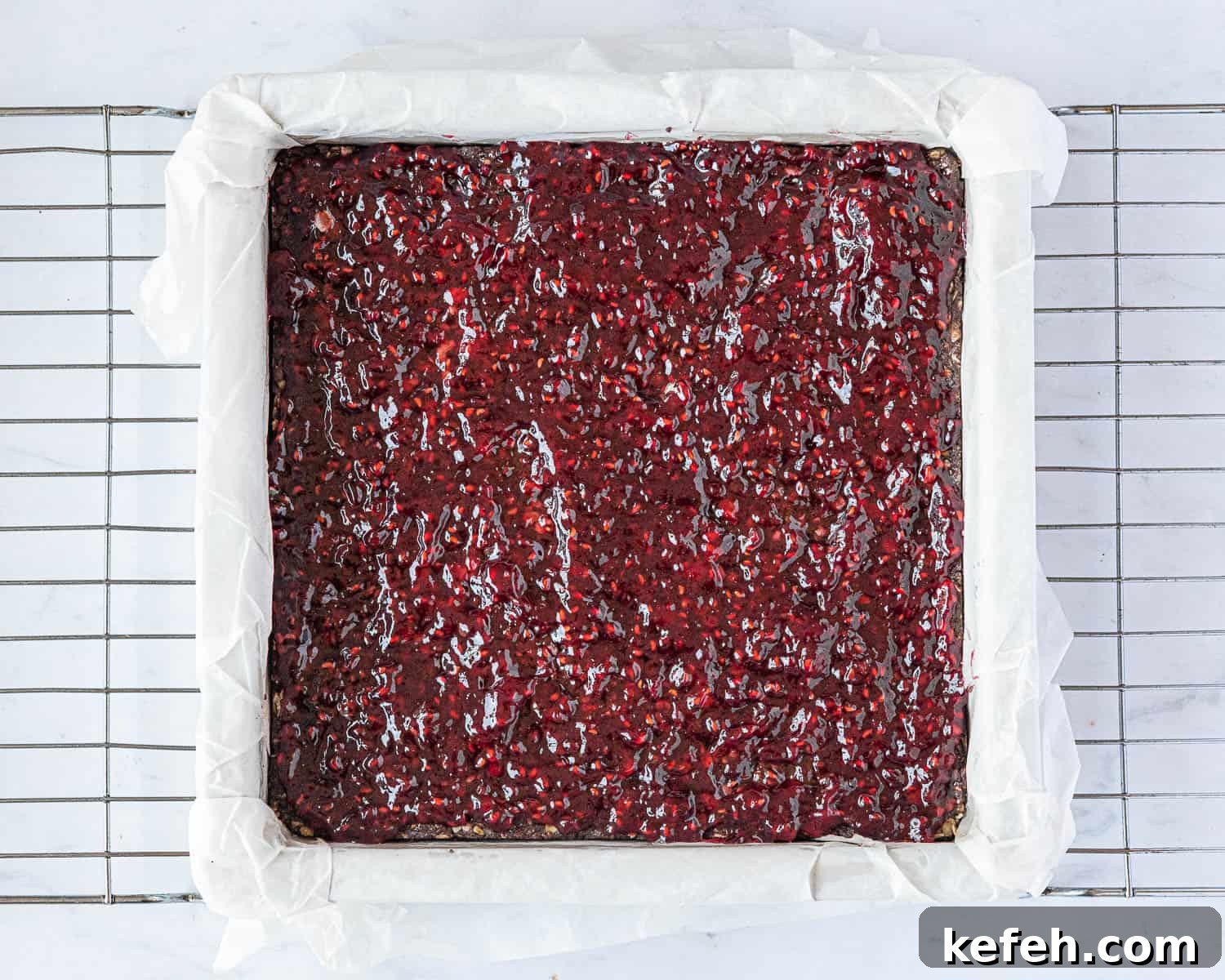 Step 4, adding the jam.