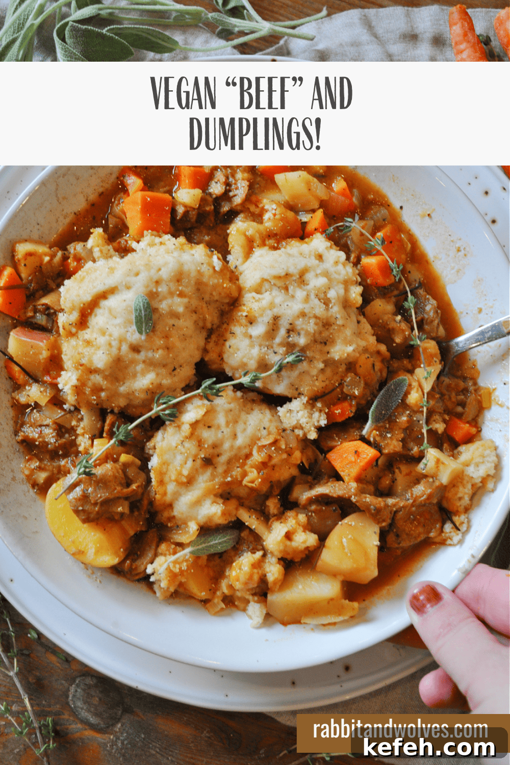 Hearty Vegan Beef and Dumplings Recipe 6 img 18812 6