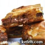 Halloween Candy Blondies Recipe with Leftover Treats (Video) 6 img 2147 5